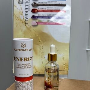 Energy Serum with Red Carnelian Crystals